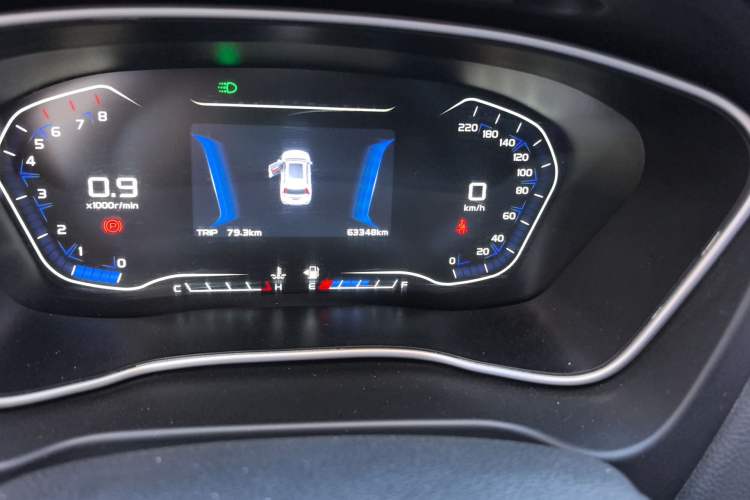 Used Geely Auto Vision X6 2018 1.8L Manual 4G Connect Luxury Edition Odometer Close Up
