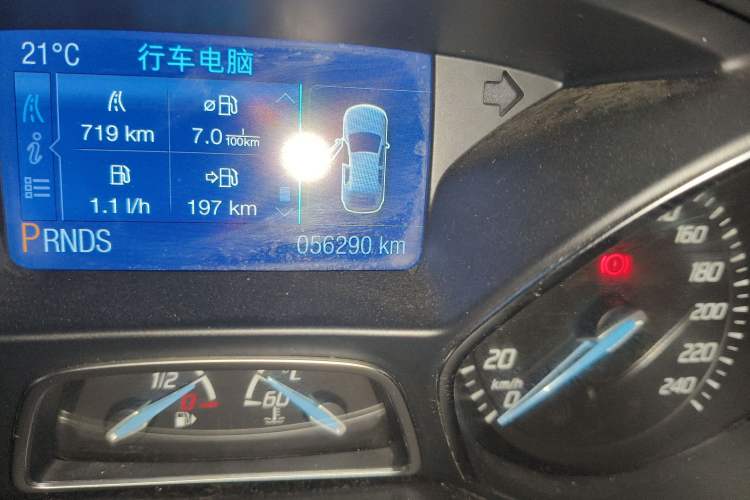 Used Ford Focus 2012 Hatchback 2.0L Automatic Luxury Sport Model Odometer Close Up