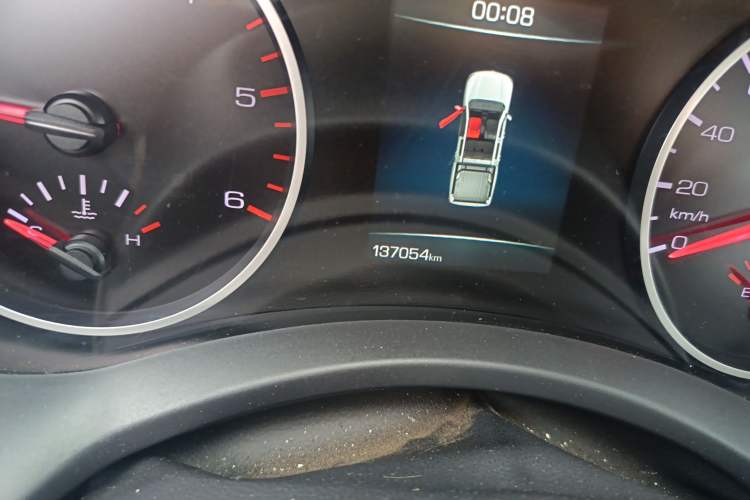 Used Great Wall Poer 2019 2.0T Commercial Version Manual Diesel Two-Wheel Drive Elite Long-Box GW4D20M Odometer Close Up