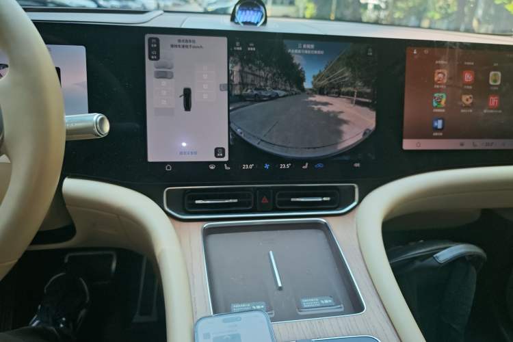 Used Hima AITO M9 2024 Range-Extended Ultra Version 42 kWh 6-Seater Model Audio And AC Panel