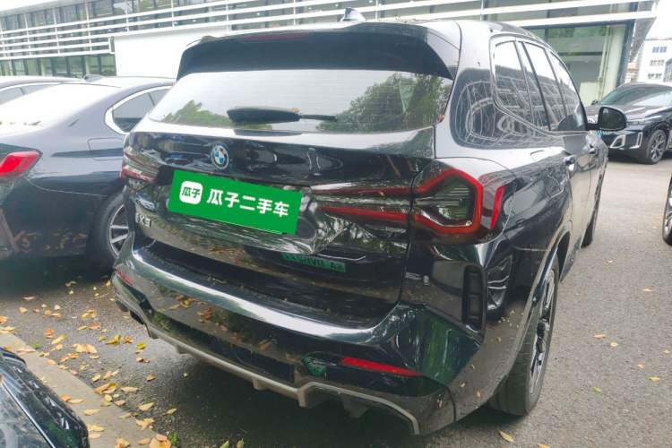 Used BMW iX3 2022 Leading Model Rear Right 45 Deg