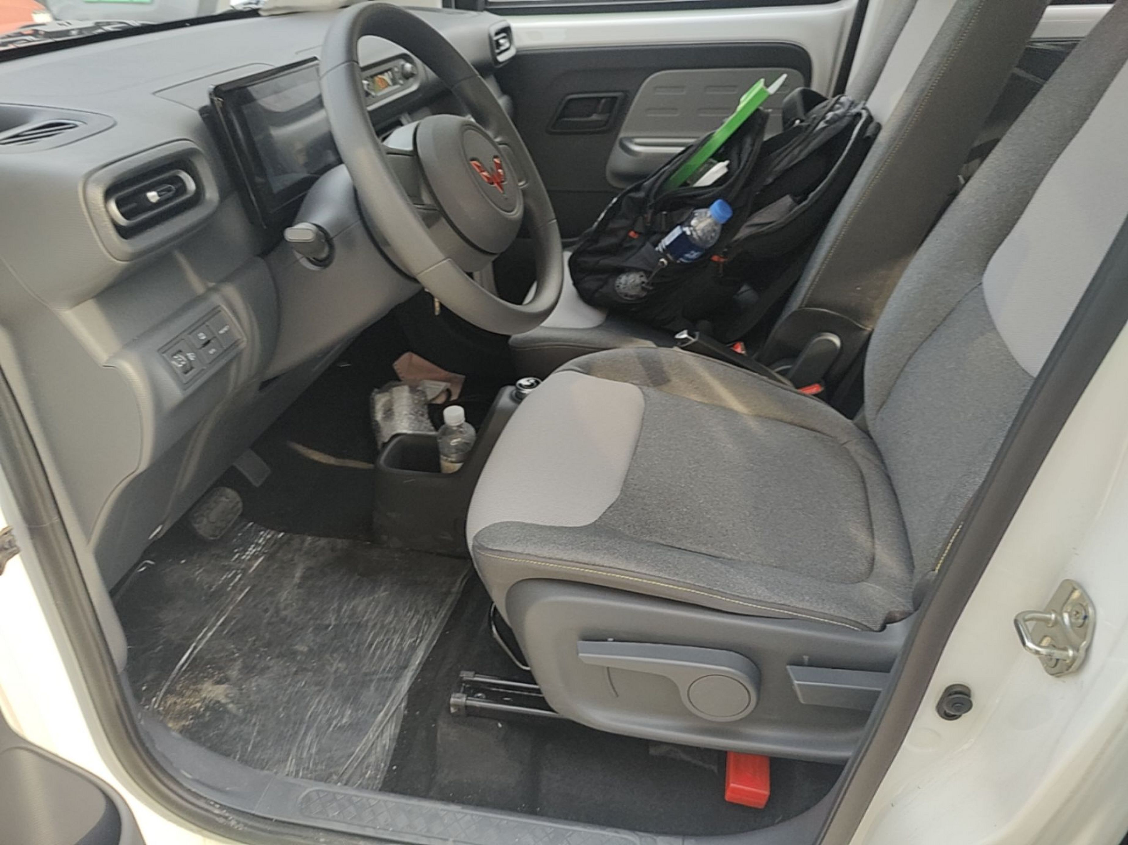 Vordere Reihe im Auto