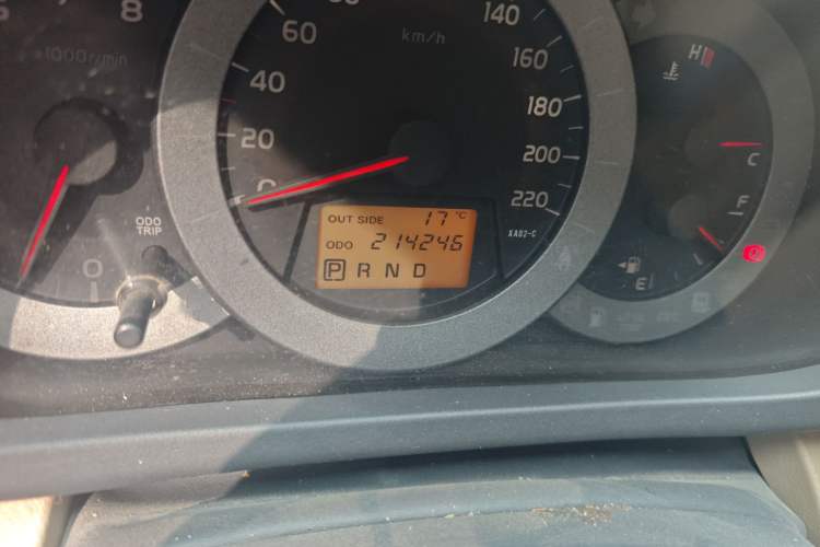 Used Toyota RAV4 2011 2.0L Automatic Luxury Edition Odometer Close Up