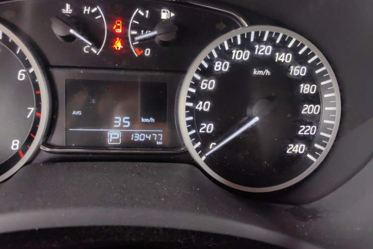 Used Nissan Sylphy 2021 Classic 1.6XE CVT Comfort Edition Odometer Close Up