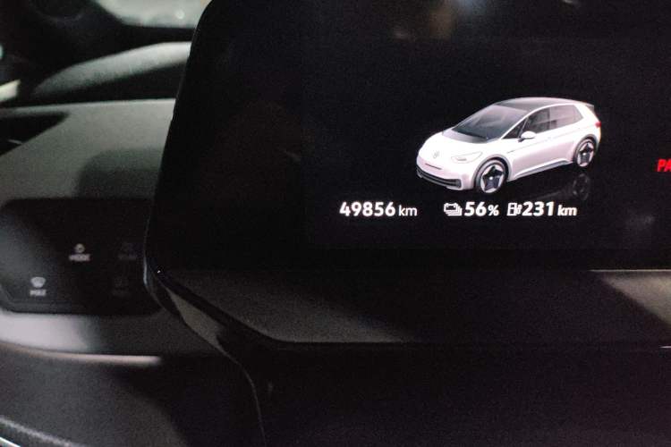 Used Volkswagen ID.3 2023 Upgraded Model Pure Intelligent Enjoyment Version Odometer Close Up