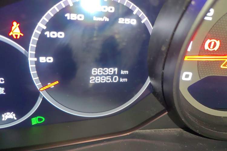 Used Porsche Cayenne 2019 Cayenne 3.0T Odometer Close Up