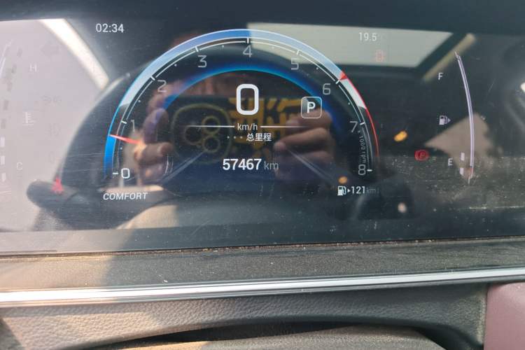 Used GAC Trumpchi M6 2021 PRO 270T DCT Luxury Edition Odometer Close Up