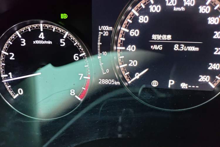 Used Mazda 3 Axela 2022 2.0L Automatic Zhiya Edition Odometer Close Up