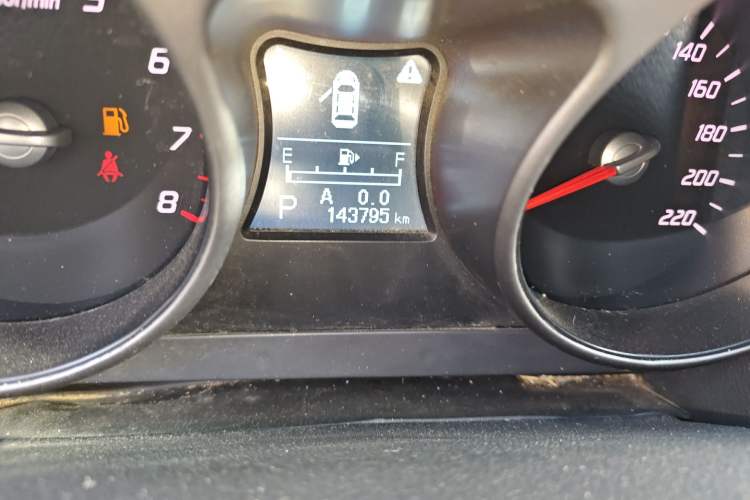 Used Haima S5 2017 Strong-Performance Version 1.5T CVT Prestige Model Odometer Close Up