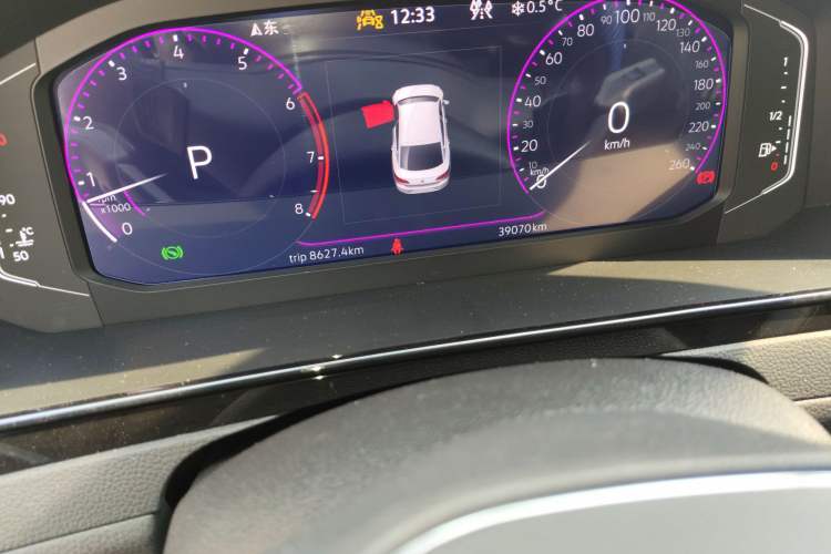 Used Volkswagen FAW-Volkswagen CC 2024 380TSI Striking Edition Odometer Close Up