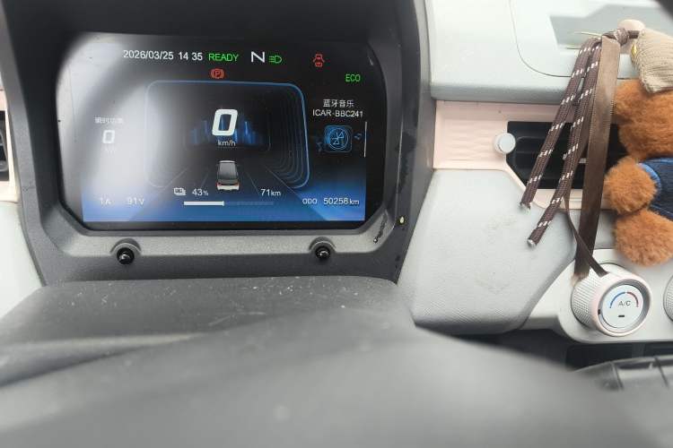 Used Chery QQ Ice Cream 2022 170km Sundae Phosphate Lithium-Ion Odometer Close Up