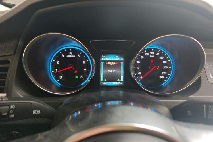 Used Zotye T600 2016 Sports Edition 1.5T Manual Luxury Model Instrument Cluster