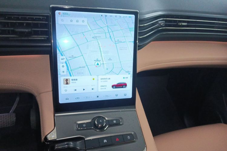 Used Nio ES6 2020 600 km Sport Edition Audio And AC Panel