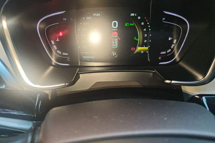 Used Geely Auto Jiajie 2019 1.5TD MHEV DCT Deluxe Edition Odometer Close Up