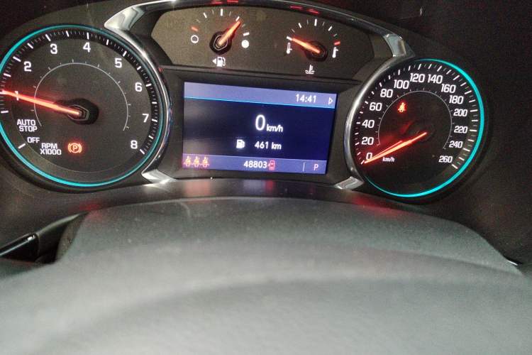 Used Chevrolet Equinox 2021 535T Yujie Edition Odometer Close Up