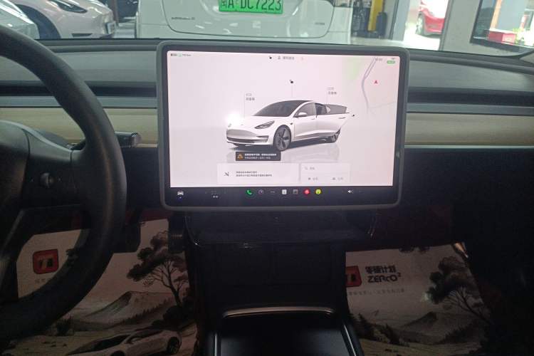Used Tesla Model 3 2022 Rear-Wheel-Drive Version Audio And AC Panel