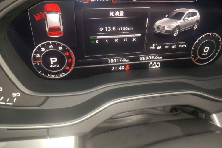 Used Audi Q5L 2020 40 TFSI Prestige Fashion Edition Odometer Close Up