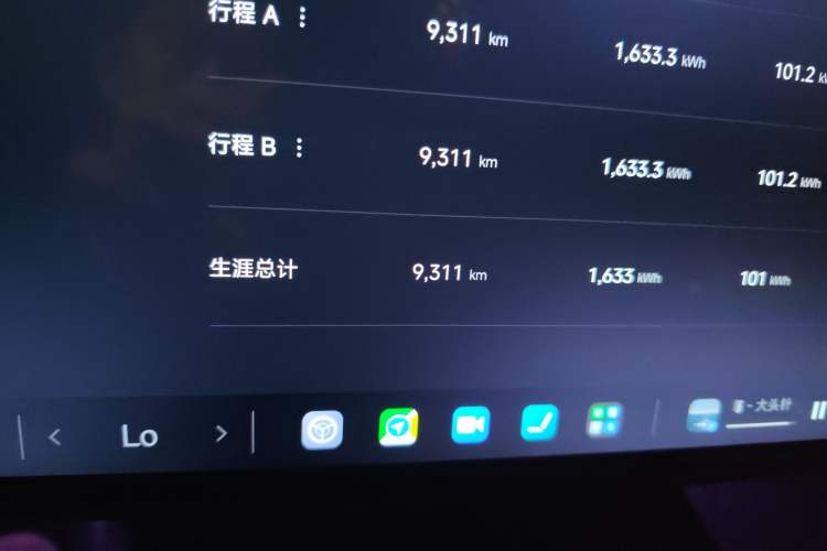 Used Xiaomi Auto SU7 2024 Rear-Drive Long-Range Intelligent Driving Version Odometer Close Up