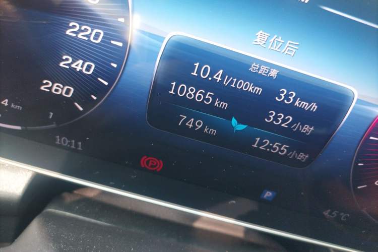 Used Mercedes-Benz GLC 2024 GLC 300 L 4MATIC Dynamic Edition 5-seater Odometer Close Up