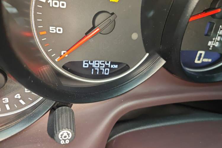 Used Porsche Panamera 2010 Panamera 4 3.6L Odometer Close Up