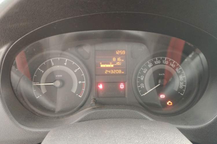 Used Peugeot 301 2016 1.6L Manual Comfort Edition Odometer Close Up