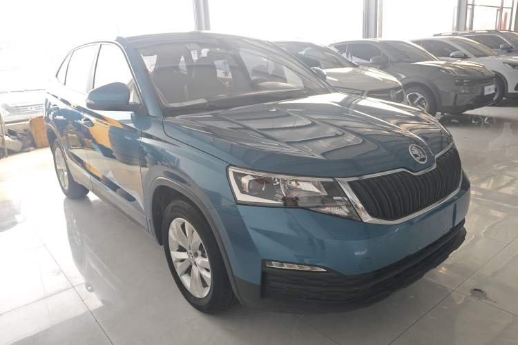 Used Skoda Kamiq 2018 1.5L Automatic Standard Version China V Emission Standard Front Right 45 Deg