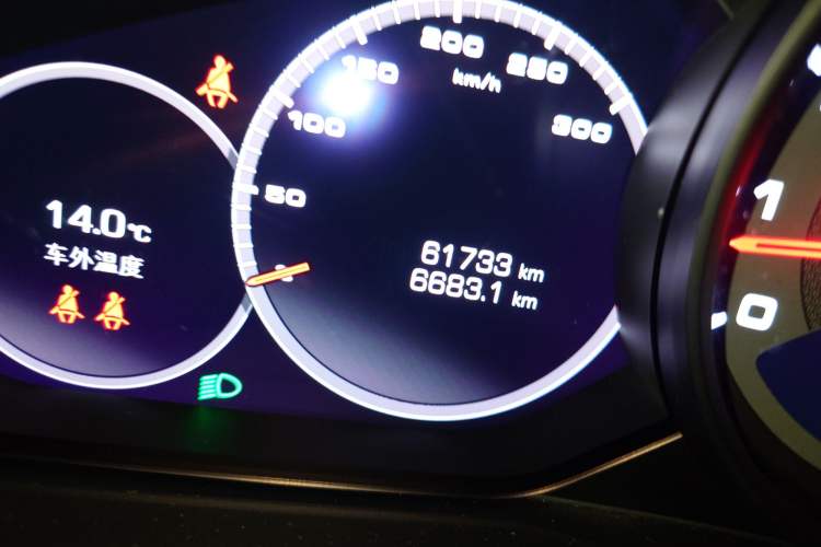 Used Porsche Panamera 2021 Panamera 4 Executive Long Wheelbase 2.9T Odometer Close Up