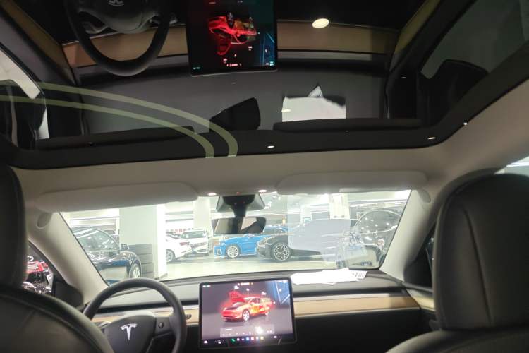 Used Tesla Model Y 2022 Rear-Wheel-Drive Version Headliner