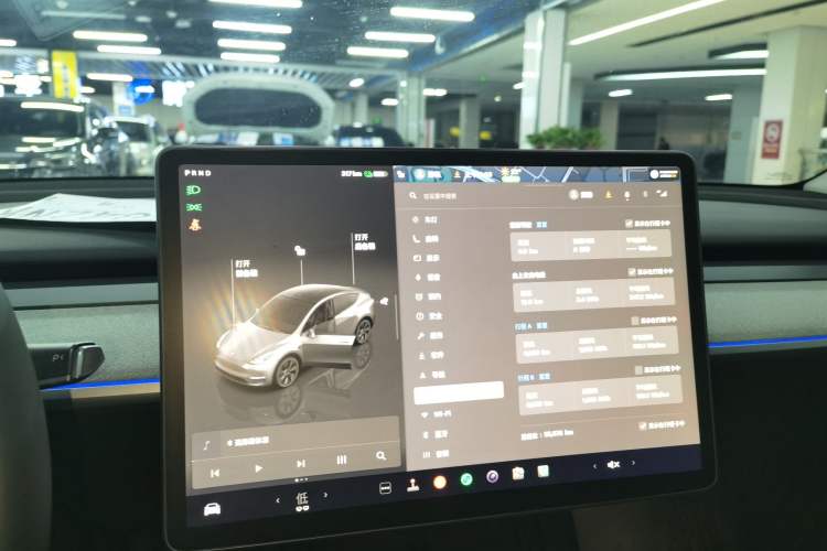 Used Tesla Model Y 2024 Rear-Wheel-Drive Version Audio And AC Panel