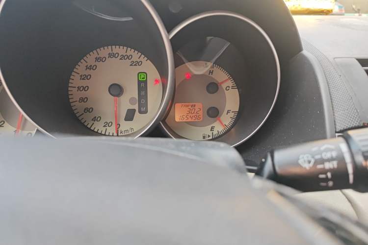 Used Mazda 3 2010 1.6L Automatic Classic Elite Edition Odometer Close Up