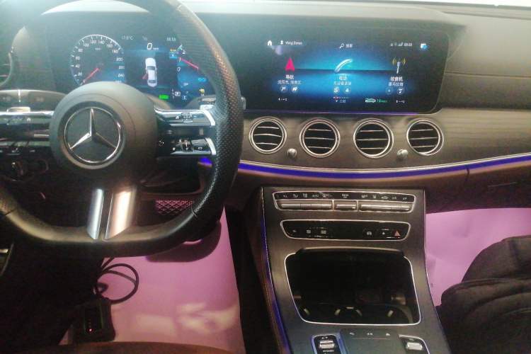 Used Mercedes-Benz E-Class New Energy 2023 E 350 e L Plug-in Hybrid Sports Sedan
