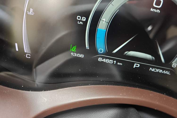 Used Great Wall Poer 2021 2.0T Global Version Automatic Diesel 4x4 Prestige Standard Cab GW4D20M Odometer Close Up