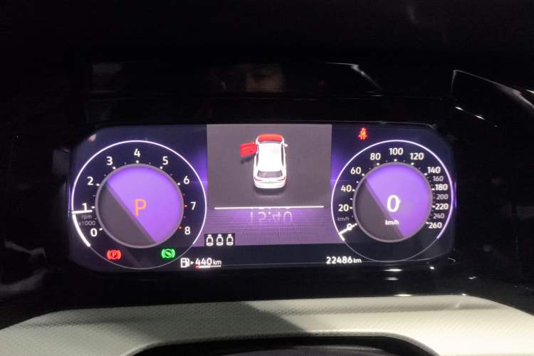 Used Volkswagen Golf 2021 280TSI DSG 30th Anniversary Edition Odometer Close Up