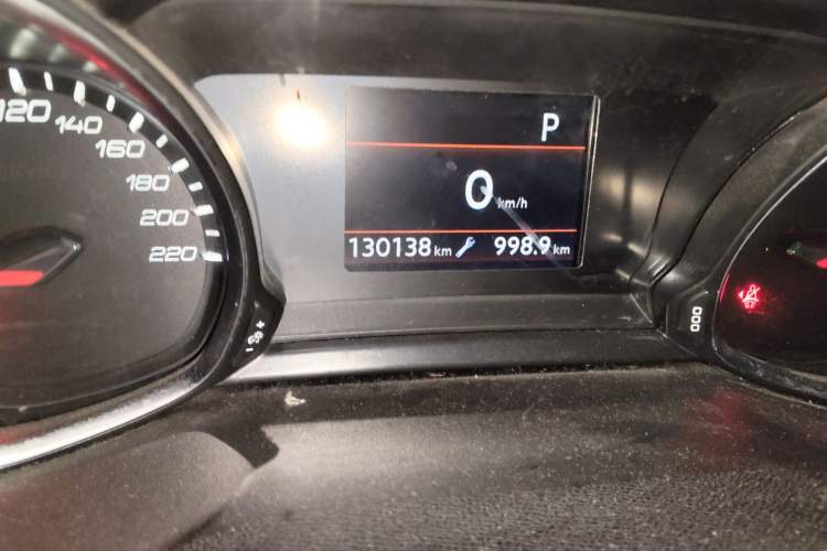 Used Peugeot 308S 2015 1.6T Automatic Ruichi Edition Odometer Close Up