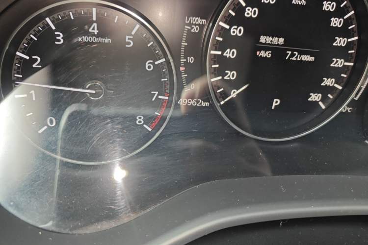 Used Mazda 3 Axela 2020 2.0L Automatic Zhiya Edition Odometer Close Up