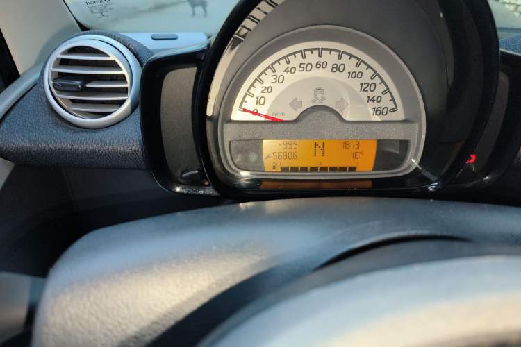 Used smart fortwo 2015 1.0 MHD New Year Special Edition Odometer Close Up