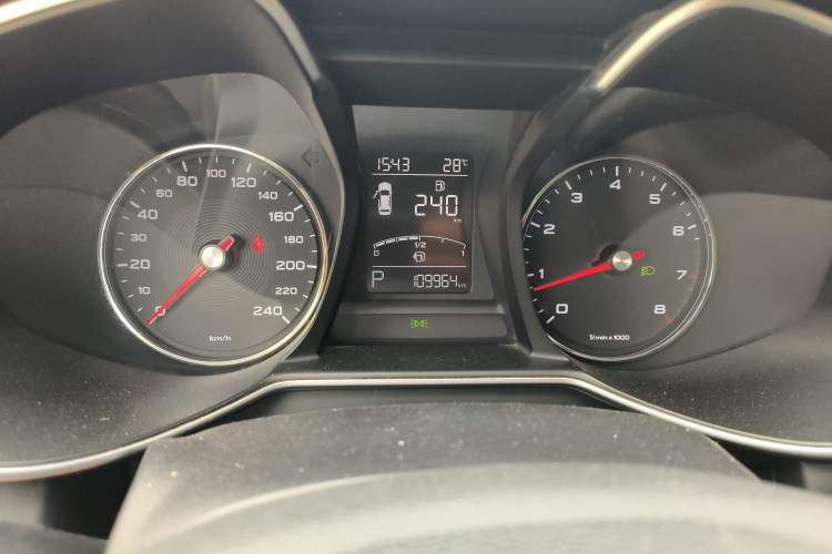 Used MG 6 2019 20T Automatic Sport Edition Odometer Close Up