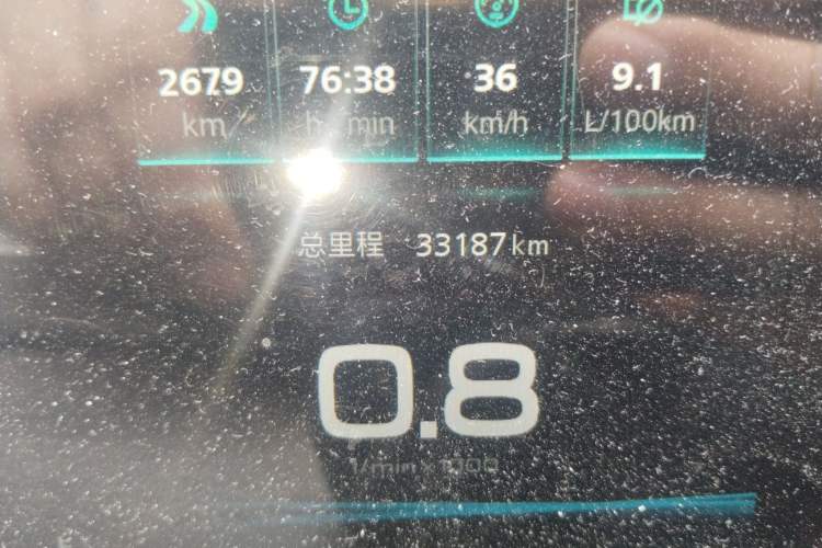 Used Roewe RX5 MAX 2022 1.5T Automatic Youwei Luxury Edition Odometer Close Up