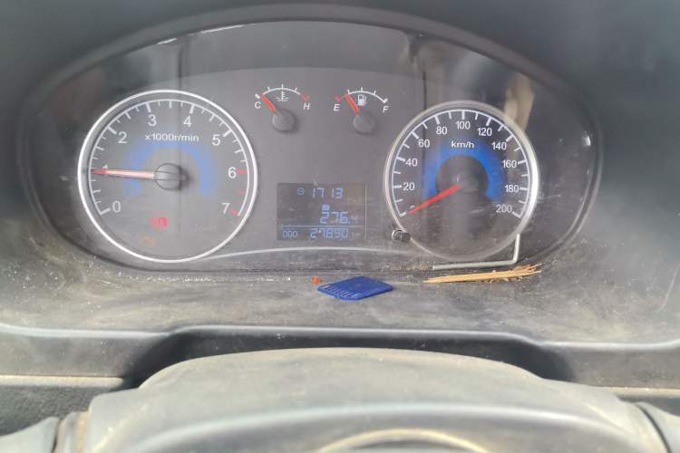 Used Dongfeng Fengon 2013 1.3L Manual Deluxe Edition DK13-08 Odometer Close Up