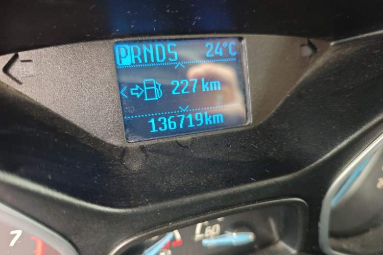 Used Ford Focus 2012 Sedan 1.6L Automatic Fashion Edition Odometer Close Up