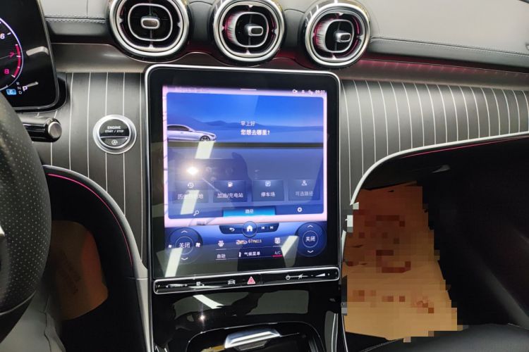 Used Mercedes-Benz C-Class 2022 C 260 L Sport Edition Audio And AC Panel