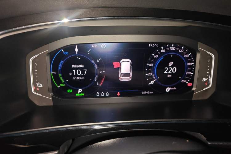 Used Volkswagen Tiguan L New Energy 2020 430 PHEV Plug-in Hybrid Prestige Edition Instrument Cluster