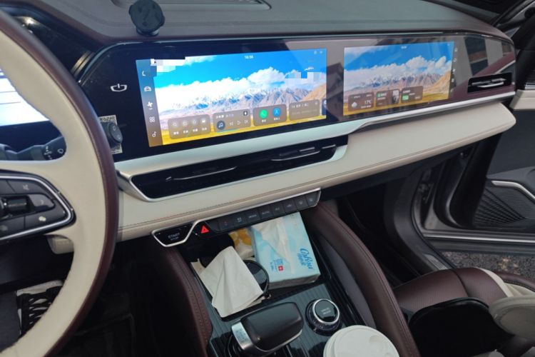 Used Geely Auto Monjaro L 2021 2.0TD DCT EVO Two-Wheel Drive Prestige Version Audio And AC Panel