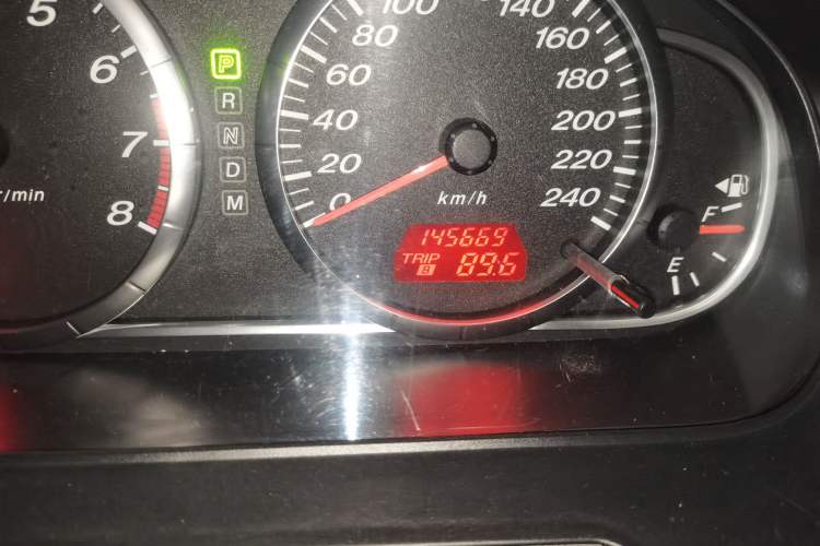 Used Mazda 6 2008 2.0L Automatic Fashion Edition Odometer Close Up