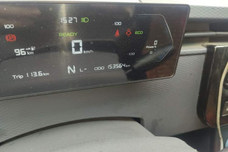 Used Farizon Xingxiang V 2022 Star Enjoy V6E Long Wheelbase Guoxuan 38.7 kWh Odometer Close Up