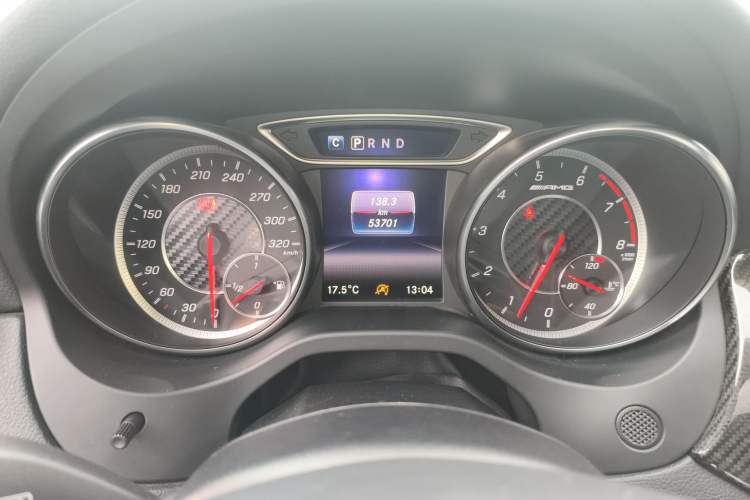 Used Mercedes-Benz CLA AMG 2017 Facelift AMG CLA 45 4MATIC Odometer Close Up