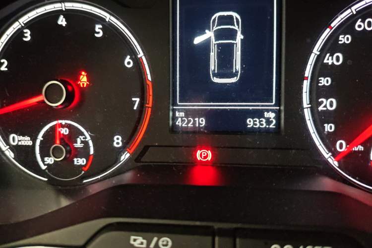 Used Volkswagen T-Cross 2019 1.5L Automatic Comfort Edition Odometer Close Up