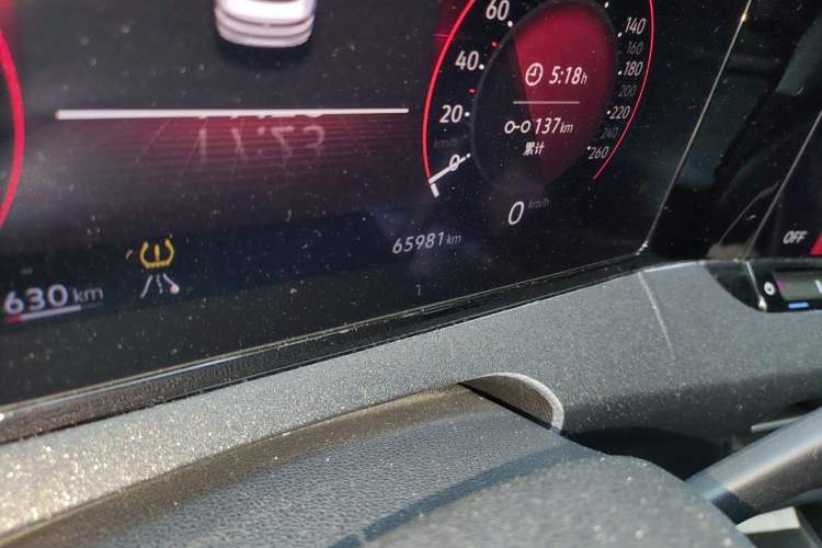 Used Volkswagen Lamando 2022 Lingdu L 280TSI DSG Spicy Edition Odometer Close Up