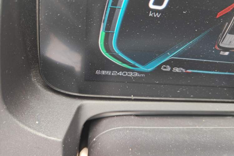 Used BYD Yuan New Energy 2019 EV535 High-Energy Leading Edition Odometer Close Up