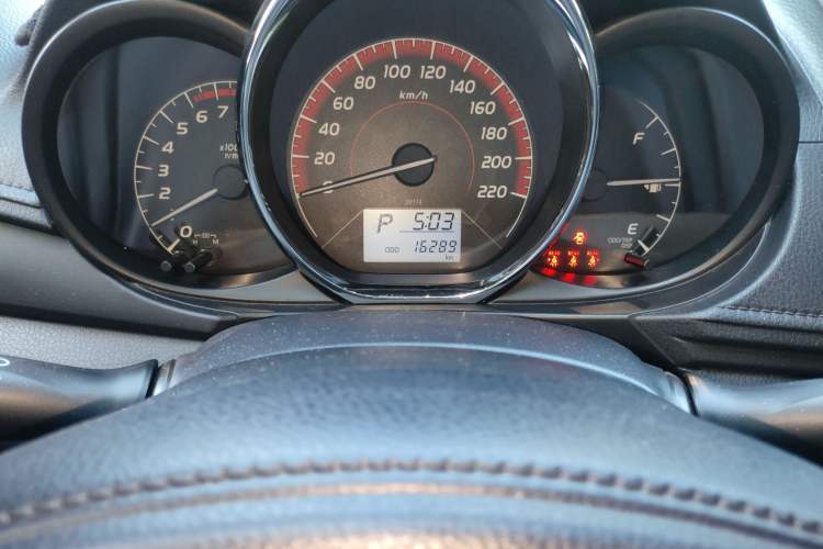 Used Toyota Vios FS 2021 1.5L CVT Fengchi Edition Odometer Close Up